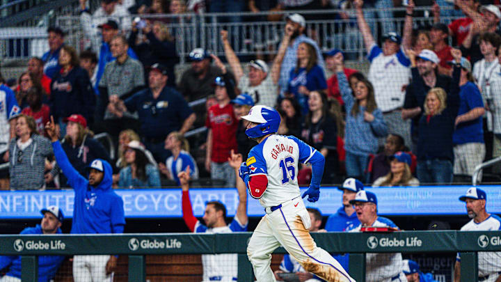 Texas Rangers v Atlanta Braves