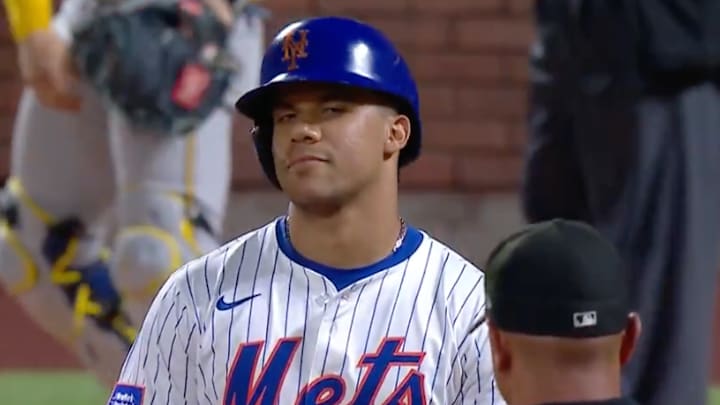 The SNY cameras perfectly caught Soto's reaction. 