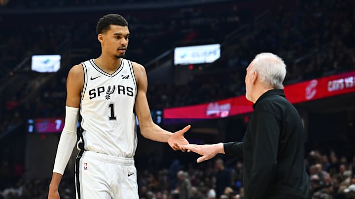 Victor Wembanyama, Gregg Popovich, San Antonio Spurs