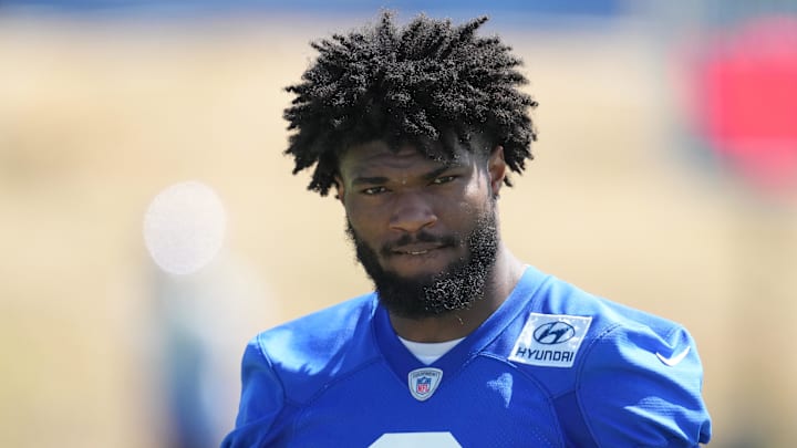 Los Angeles Rams running back Cam Akers during minicamp