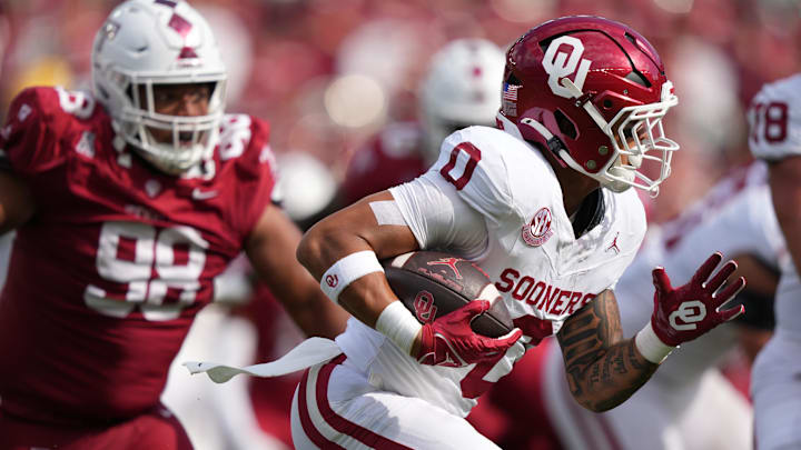 Oklahoma running back Jaydn Ott Oklahoma running back Jaydn Ott