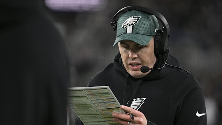 Philadelphia Eagles offensive coordinator Kellen Moore.