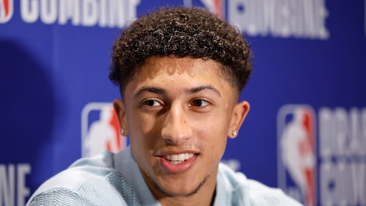 Nique Clifford at the 2025 NBA Draft Combine