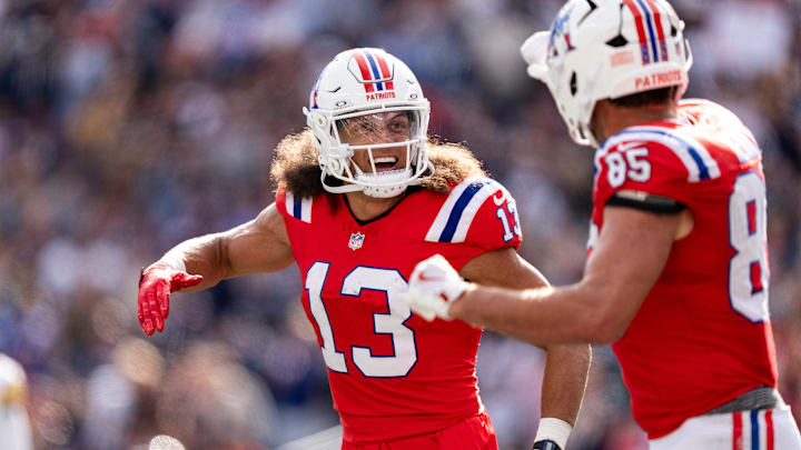 New England Patriots wide receiver Mack Hollins New England Patriots wide receiver Mack Hollins