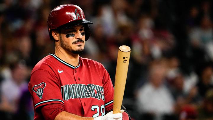 Jun 7, 2026; Phoenix, Arizona, USA; Arizona Diamondbacks third baseman Nolan Arenado (28) at bat during the fourth inning at Chase Field. Mandatory Credit: Arianna Grainey-Imagn Images Jun 7, 2026; Phoenix, Arizona, USA; Arizona Diamondbacks third baseman Nolan Arenado (28) at bat during the fourth inning at Chase Field. Mandatory Credit: Arianna Grainey-Imagn Images