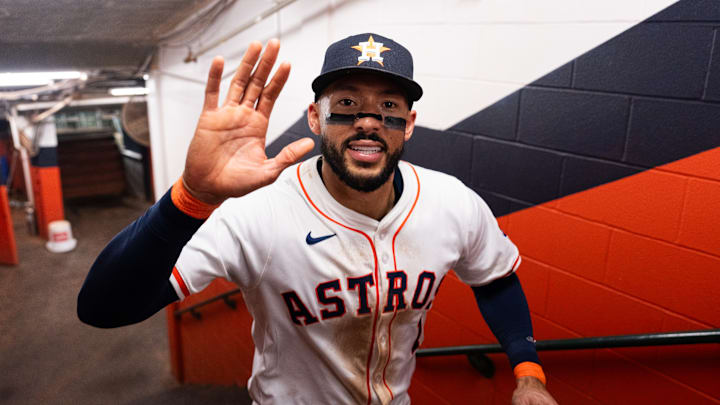 Houston Astros third baseman Carlos Correa.