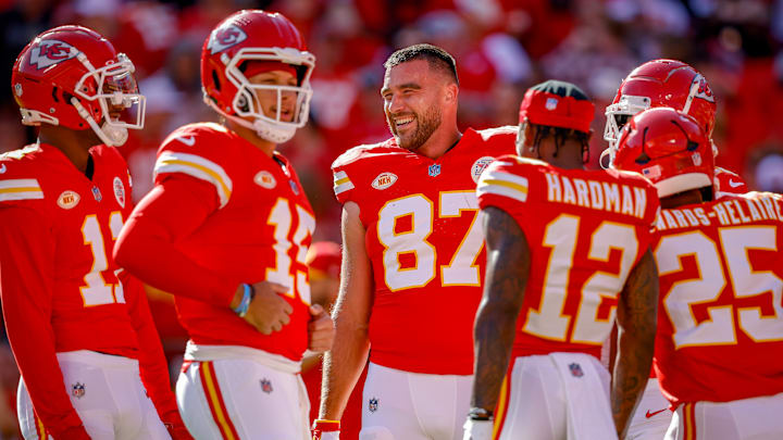 Patrick Mahomes, Travis Kelce, Mecole Hardman