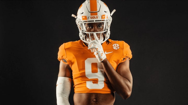 2025 4-star LB Christian Gass during his official visit to Tennessee. (Photo courtesy of Christian Gass)