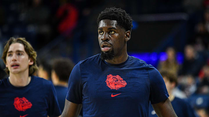 Gonzaga Bulldogs forward Graham Ike.