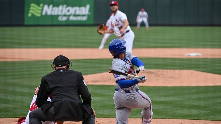 New York Mets left fielder Juan Soto vs. St. Louis Cardinals. New York Mets left fielder Juan Soto vs. St. Louis Cardinals.