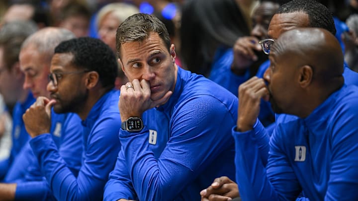 Jai Lucas, Jon Scheyer, Chris Carrawell, Duke Blue Devils