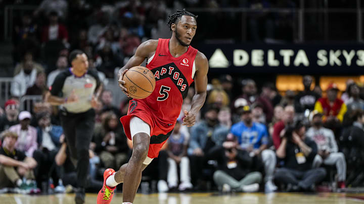 Toronto Raptors guard Immanuel Quickley.