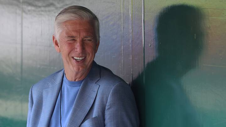May 17, 2026; Pittsburgh, Pennsylvania, USA; Philadelphia Phillies president of baseball operations Dave Dombrowski looks on in the dugout before the game against the Pittsburgh Pirates at PNC Park. Mandatory Credit: Charles LeClaire-Imagn Images May 17, 2026; Pittsburgh, Pennsylvania, USA; Philadelphia Phillies president of baseball operations Dave Dombrowski looks on in the dugout before the game against the Pittsburgh Pirates at PNC Park. Mandatory Credit: Charles LeClaire-Imagn Images