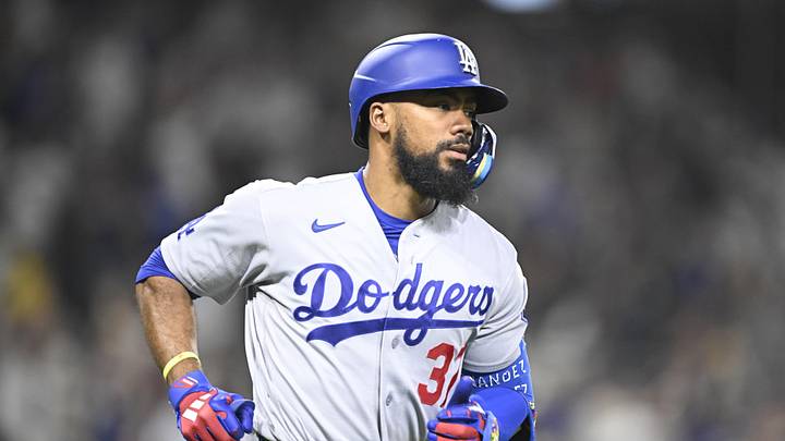 May 20, 2026; San Diego, California, USA; Los Angeles Dodgers left fielder Teoscar Hernandez (37) rounds the bases after hitting a solo home run during the ninth inning against the San Diego Padres at Petco Park. Mandatory Credit: Denis Poroy-Imagn Images May 20, 2026; San Diego, California, USA; Los Angeles Dodgers left fielder Teoscar Hernandez (37) rounds the bases after hitting a solo home run during the ninth inning against the San Diego Padres at Petco Park. Mandatory Credit: Denis Poroy-Imagn Images
