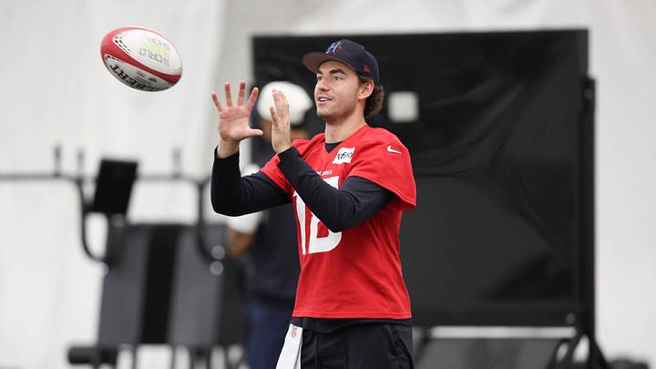 Jul 31, 2026; Houston, TX, USA; Houston Texans quarterback Graham Mertz (18) during training camp at Houston Methodist Training Center. Mandatory Credit: Troy Taormina-Imagn Images Jul 31, 2026; Houston, TX, USA; Houston Texans quarterback Graham Mertz (18) during training camp at Houston Methodist Training Center. Mandatory Credit: Troy Taormina-Imagn Images