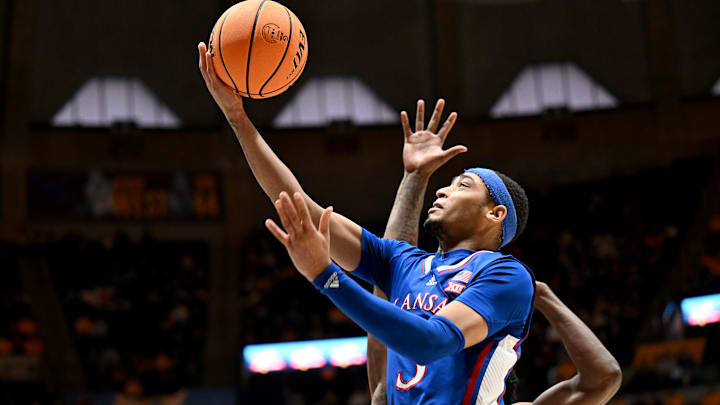 Kansas basketball point guard Dajuan Harris