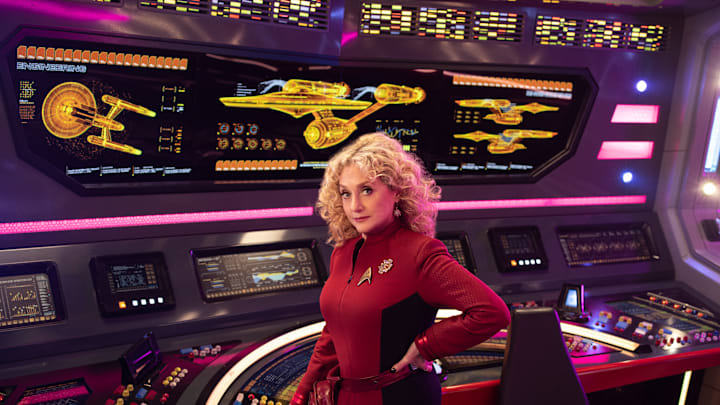 Carol Kane as Pelia of the Paramount+ original series STAR TREK: STRANGE NEW WORLDS. Photo Cr: Kharen Hill/Paramount+ TM & © 2022 CBS Studios Inc. All Rights Reserved.