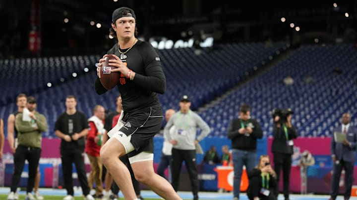 Texas Tech QB Behren Morton was one of Chris Simms's top 2026 NFL Draft QB picks.