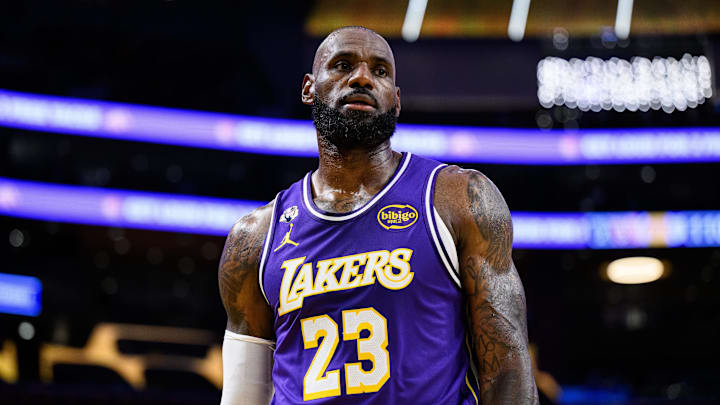 Los Angeles Lakers forward LeBron James. Los Angeles Lakers forward LeBron James.