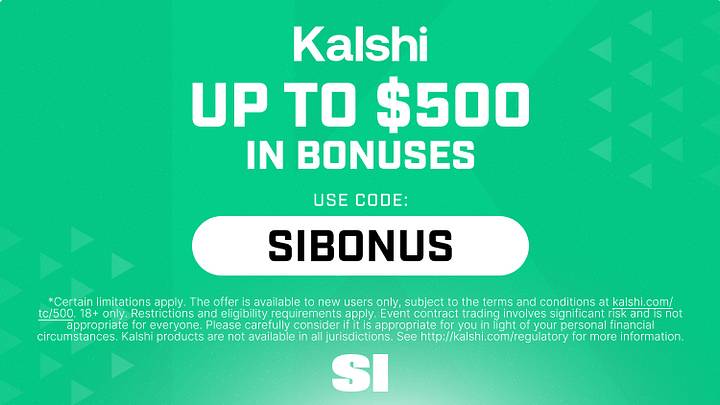 Use Kalshi promo code SIBONUS for up to $500 trading bonus on Panthers vs. Cardinals Hall of Fame Game. New users get bonus on first trades. Use Kalshi promo code SIBONUS for up to $500 trading bonus on Panthers vs. Cardinals Hall of Fame Game. New users get bonus on first trades.