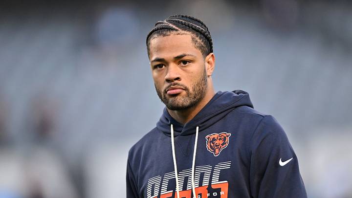 Oct 22, 2026; Chicago, Illinois, USA;  Chicago Bears wide receiver Rome Odunze (15)
