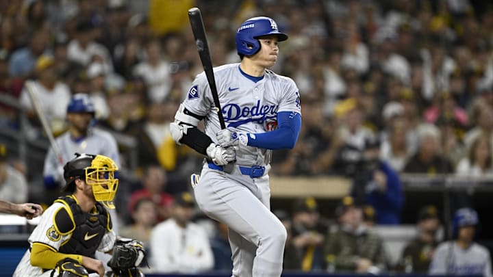 Los Angeles Dodgers designated hitter Shohei Ohtani.