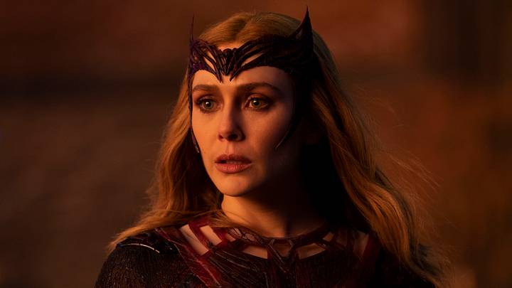 Elizabeth Olsen as Wanda Maximoff in Marvel Studios' DOCTOR STRANGE IN THE MULTIVERSE OF MADNESS Elizabeth Olsen as Wanda Maximoff in Marvel Studios' DOCTOR STRANGE IN THE MULTIVERSE OF MADNESS