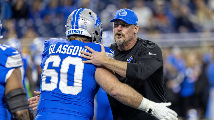 Detroit Lions head coach Dan Campbell. Detroit Lions head coach Dan Campbell.