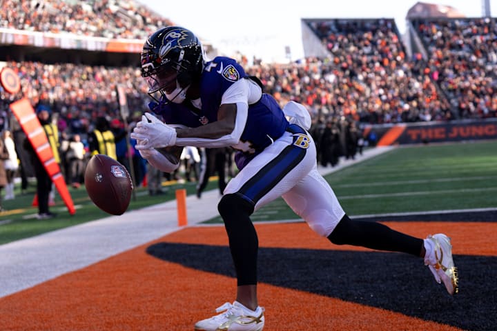 Baltimore Ravens wide receiver Zay Flowers 