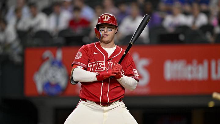May 29, 2026; Arlington, Texas, USA; Texas Rangers designated hitter Joc Pederson (3) looks on during the eighth inning against the Kansas City Royals at Globe Life Field. Mandatory Credit: Jerome Miron-Imagn Images May 29, 2026; Arlington, Texas, USA; Texas Rangers designated hitter Joc Pederson (3) looks on during the eighth inning against the Kansas City Royals at Globe Life Field. Mandatory Credit: Jerome Miron-Imagn Images