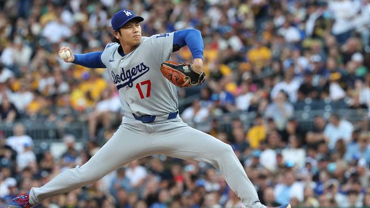 Jun 10, 2026; Pittsburgh, Pennsylvania, USA; Los Angeles Dodgers two-way player Shohei Ohtani (17) pitches against the Pittsburgh Pirates during the second inning at PNC Park. Mandatory Credit: Charles LeClaire-Imagn Images Jun 10, 2026; Pittsburgh, Pennsylvania, USA; Los Angeles Dodgers two-way player Shohei Ohtani (17) pitches against the Pittsburgh Pirates during the second inning at PNC Park. Mandatory Credit: Charles LeClaire-Imagn Images