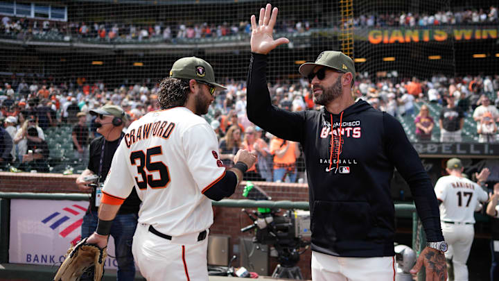 SF Giants, Gabe Kapler, Brandon Crawford