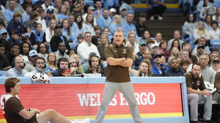 Lehigh Mountain Hawks head coach Brett Reed Lehigh Mountain Hawks head coach Brett Reed