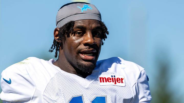 Aug 3, 2026; Allen Park, MI, USA; Detroit Lions linebacker Damone Clark (11) walks off the field following Detroit Lions training camp. Mandatory Credit: Paul Barnick-Imagn Images Aug 3, 2026; Allen Park, MI, USA; Detroit Lions linebacker Damone Clark (11) walks off the field following Detroit Lions training camp. Mandatory Credit: Paul Barnick-Imagn Images
