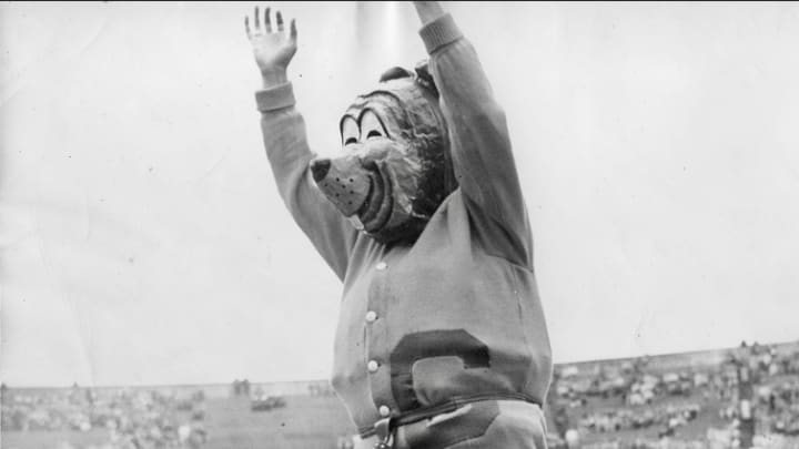 A 1948 version of Oski, Cal's mascot A 1948 version of Oski, Cal's mascot