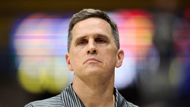 Cal head basketball coach Mark Madsen Cal head basketball coach Mark Madsen