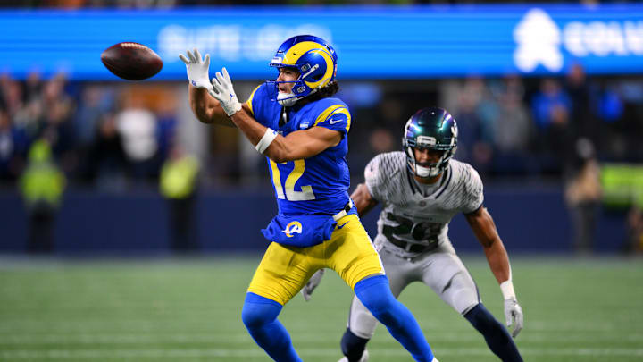 Puka Nacua had two touchdowns in the last meeting against Seattle.