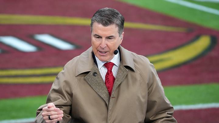 Rece Davis on the ESPN College Gameday set during the 2026 Rose Bowl. Rece Davis on the ESPN College Gameday set during the 2026 Rose Bowl.