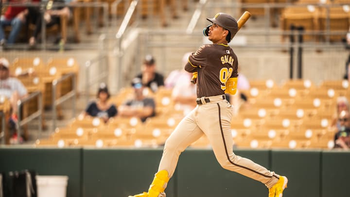 San Diego Padres catcher Ethan Salas