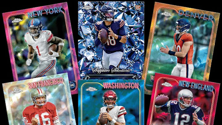 Topps Chrome Sapphire Football