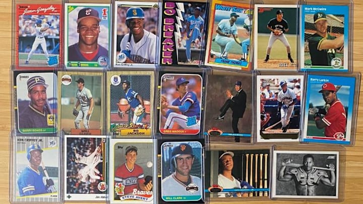 Some classic examples of cards from the Junk wax era 