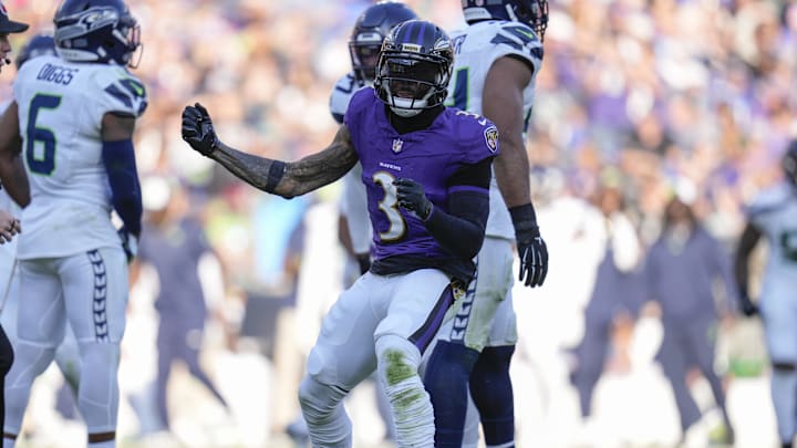 Nov 5, 2023; Baltimore, Maryland, USA;  Baltimore Ravens wide receiver Odell Beckham Jr. (3)