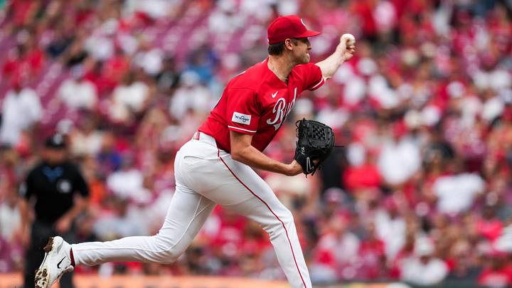 Jun 17, 2026; Cincinnati, Ohio, USA; Cincinnati Reds pitcher Nick Lodolo (40) throws against the New York Mets in the second inning at Great American Ball Park. Mandatory Credit: Aaron Doster-Imagn Images Jun 17, 2026; Cincinnati, Ohio, USA; Cincinnati Reds pitcher Nick Lodolo (40) throws against the New York Mets in the second inning at Great American Ball Park. Mandatory Credit: Aaron Doster-Imagn Images
