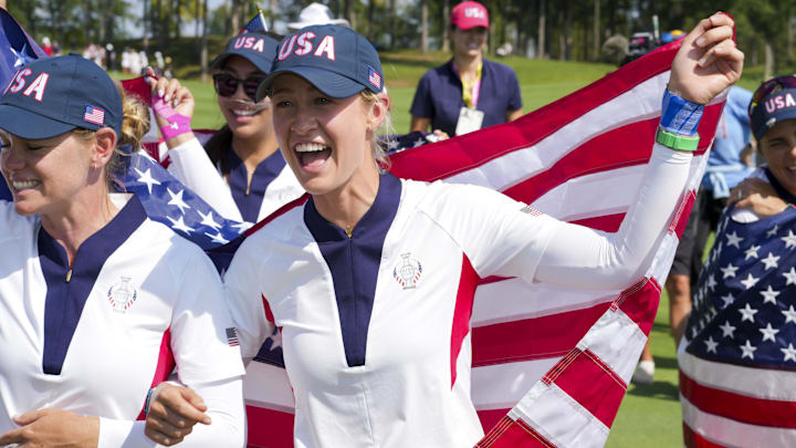 Nelly Korda, in addition to her individual dominance, was part of the first U.S. Solheim Cup team to win in seven years. 