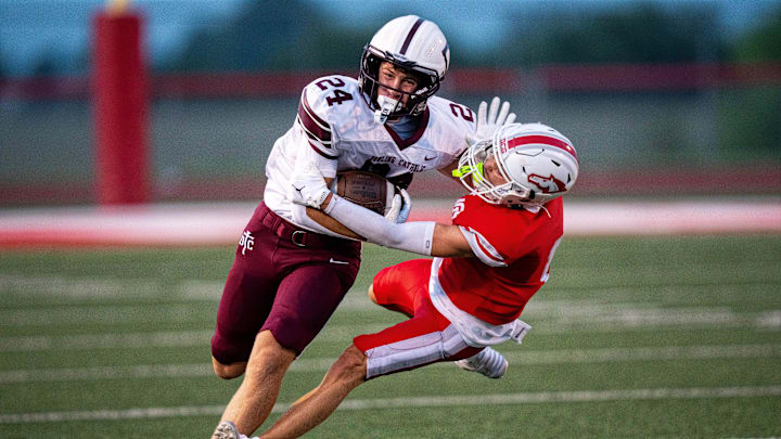 Dowling Catholic took down Waterloo West with a final score of 55-7 on Friday night. Dowling Catholic took down Waterloo West with a final score of 55-7 on Friday night.