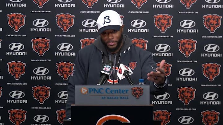 Bears interim coach Thomas Brown says he has lost about 23 pounds in three weeks.