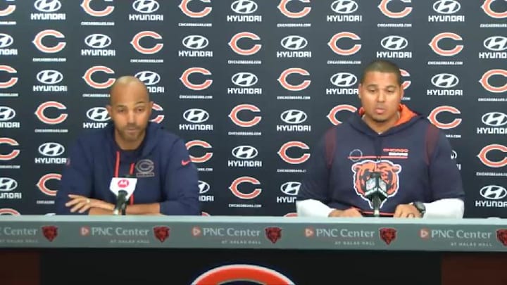 It looks like Ian Cunningham (left) will be around a while longer as Bears assistant GM after the Titans hired Mike Borgonzi.