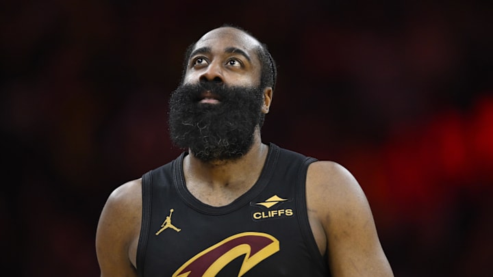 Cleveland Cavaliers guard James Harden.
