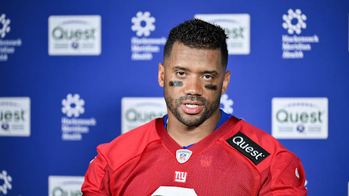 New York Giants quarterback Russell Wilson New York Giants quarterback Russell Wilson