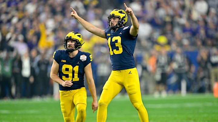 Jake Moody, Brad Robbins, Vrbo Fiesta Bowl - Michigan v TCU